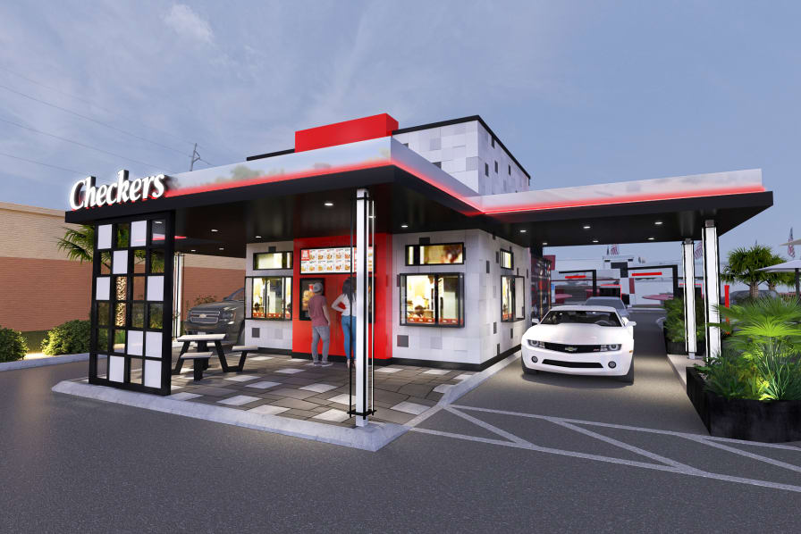 Rally's checkers store